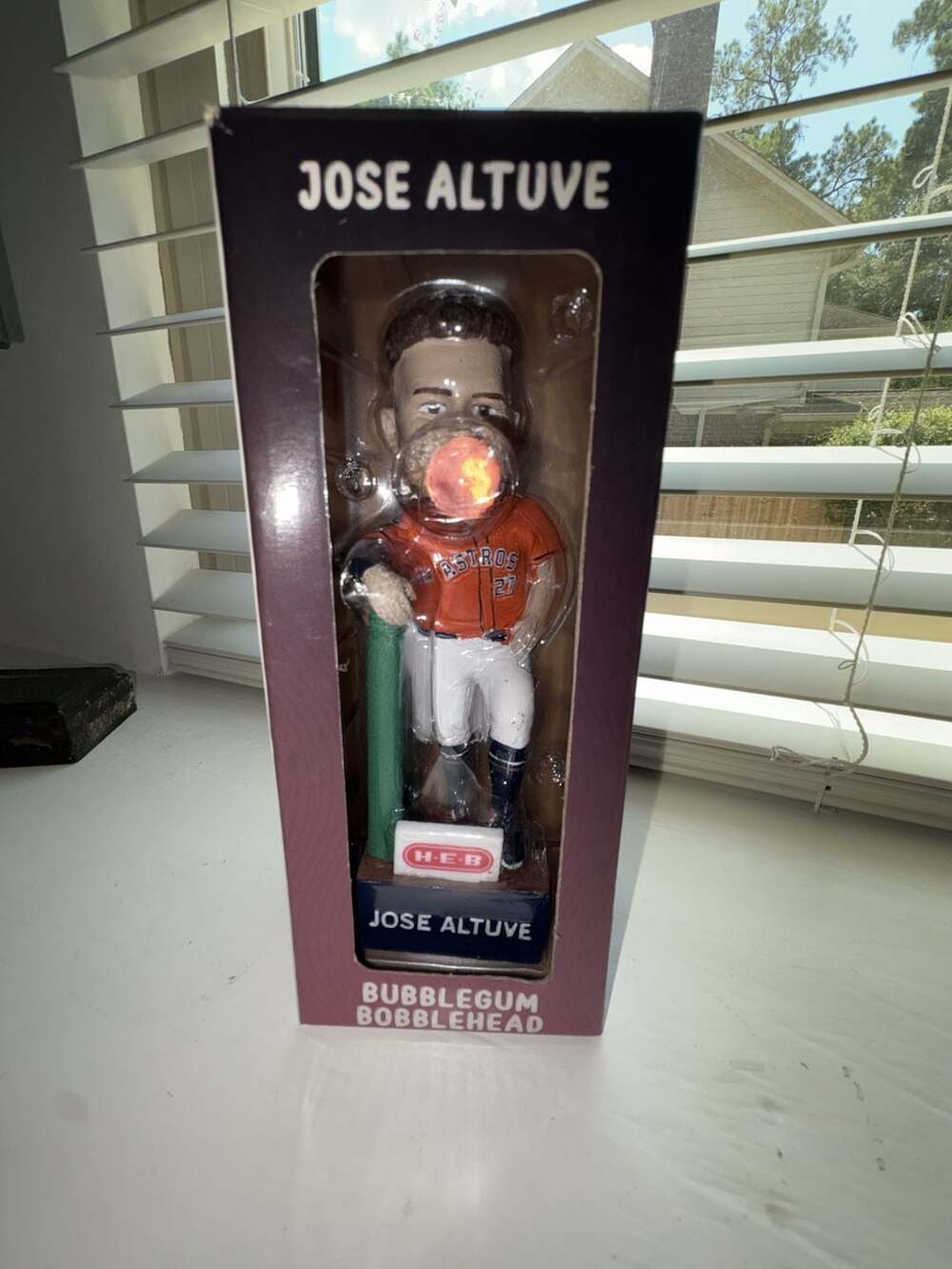 2025 Houston Astros Jose Altuve "Bubblegum" Bobblehead - HEB